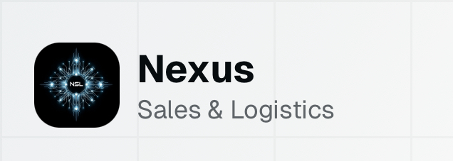 Nexus Sales Logistics website